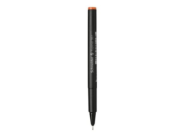 Schneider Writing Instruments Topliner 967, Orange, Sort, Orange, Polypropylen (PP), Rund, 0,4 mm, 10 stk.