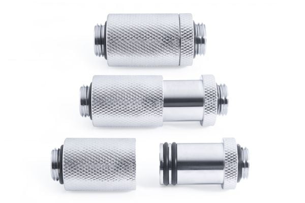 Alphacool ES D-pistoke, kromi, patterikiinnitys, messinki, Hanstik, 1/4", 1,5 bar