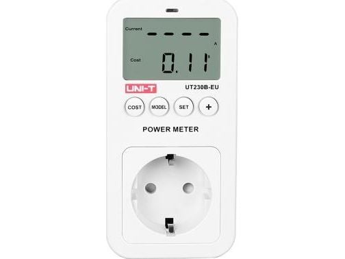 Uni-T nettuttak med energiforbruksmåler UT230B-EU