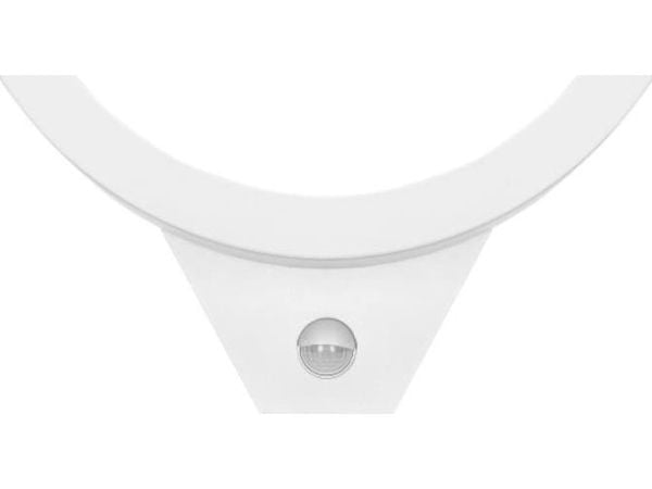 Orno SPINEL LED vegg-/taklampe 10W, utendørs med bevegelsessensor 140, 800 lm, IP54, 4000K, IK10, hvit, AD-OP-6119WLPMR4