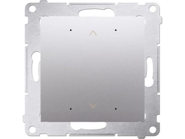 Kontakt-Simon Simon 54 GO Painikeohjain kaihtimille ja ikkunaluukuille, joita ohjataan WiFi:llä 2x5A 230V (moduuli) hopea matta DEZ1W.01/43