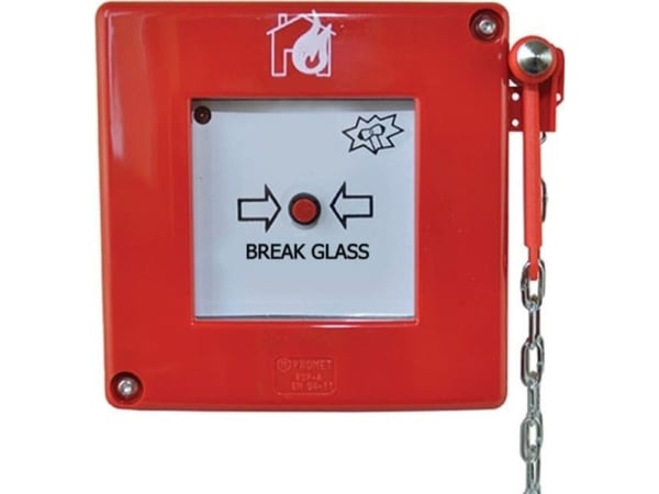 Promet ROP-A med liten hammare 1xLED röd blinkande, kontakter XY, W0-ROP-A M1/2E XY CB 0 (exportversion)