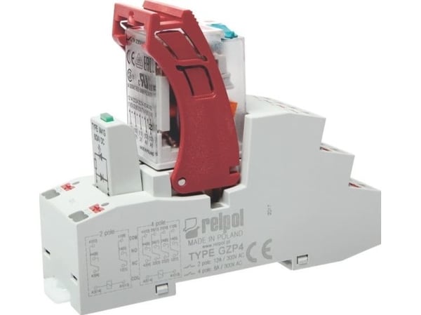 Relpol Push-in-liitäntärele PIR4-024DC-M41G-PS-2014 864842 864842
