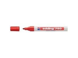 Edding 750, Punainen, Valkoinen, 2 mm, 4 mm, 10 kpl