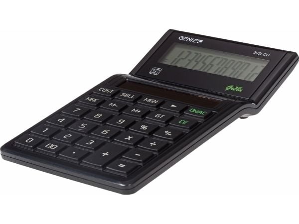 GENIE kalkulator GENIE kalkulator 305 ECO* (blå engel)