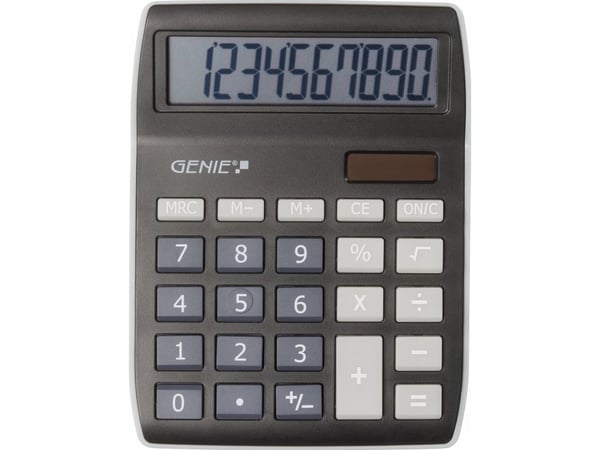 GENIE 840 BK - Skrivebordskalkulator