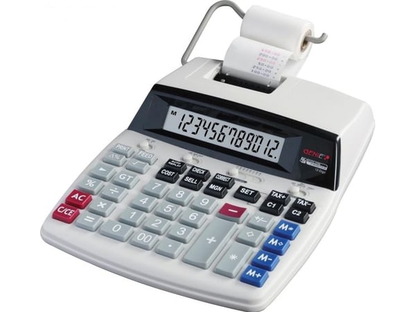 GENIE D69 PLUS - Utskriftsberäknare - LCD - solcellspanel