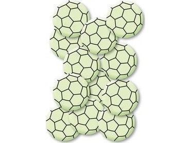 HERMA 15025, Musta, Vihreä, 30 mm, 12 kpl