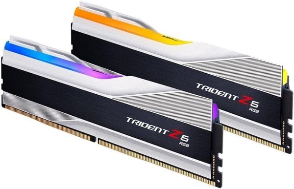 G.Skill Trident Z5 RGB - DDR5 - sett - 32 GB: 2 x 16 GB - DIMM 288-pin - 7600 MHz / PC5-60800 - CL36 - 1.4 V - ikke-bufret - ikke-ECC - børstet alu...