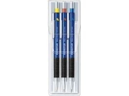 STAEDTLER Mars micro 775 - Mekanisk blyant - B - retraktil - med viskelær (en pakke 3)