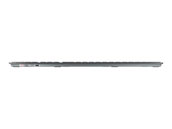 CHERRY KW 9100 SLIM, RF Wireless + Bluetooth, QWERTY, Musta