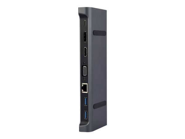Cablexpert A-CM-COMBO9-02 - Dokkingstasjon - USB-C 3.1 - VGA, HDMI - GigE
