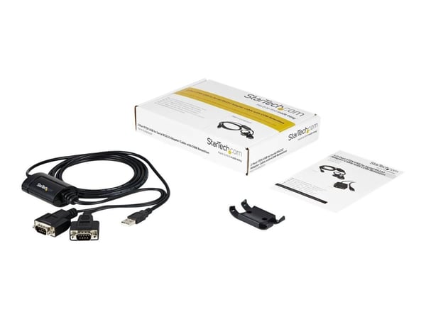 Startech USB to Serial Adapter - 2 Port - COM Port Retention - FTDI - USB to RS232 Adapter Cable - USB to Serial Converter (ICUSB2322F) - Seriell a...