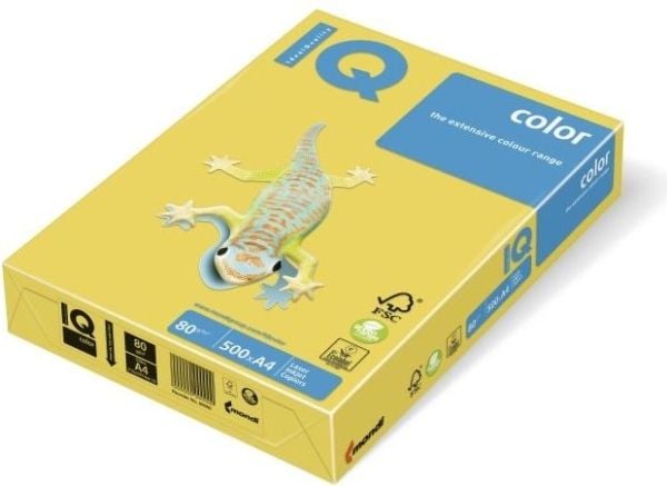 Mondi Kopipapir IQ Color A4 80 g kanelarigult 500 ark