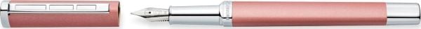 Staedtler triplus 474, Rosa, Påfyllning med bläckpatronssystem, Blå, Metall, Rostfritt stål, Medium
