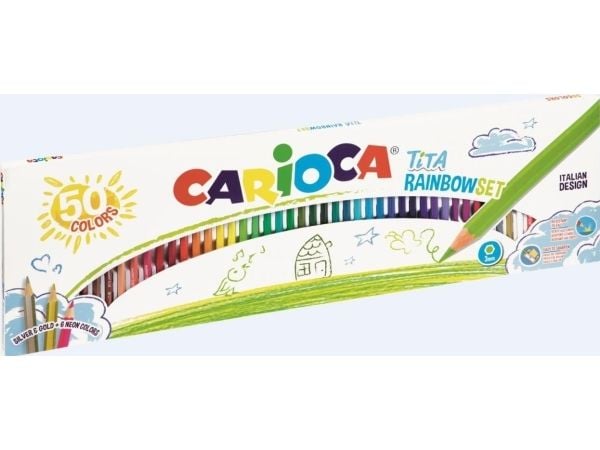 Carioca Tita lyijykynät 50 väriä CARIOCA