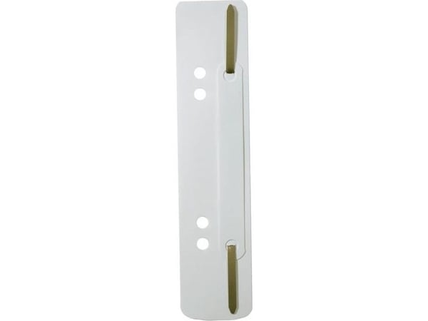Durable 690102, Dokumentklemme, Hvit, Metall, Plast, 250 stykker