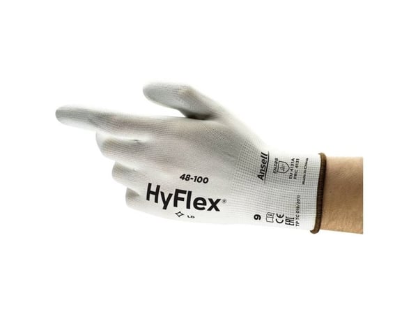 Ansell 48100100 HyFlex® nylon arbeidshanske str. 10 (hansker): 10 EN 388:2016, EN 420-2003, EN 21420:2020, EN 388-2003 ISO 21420:2020 – 1 par