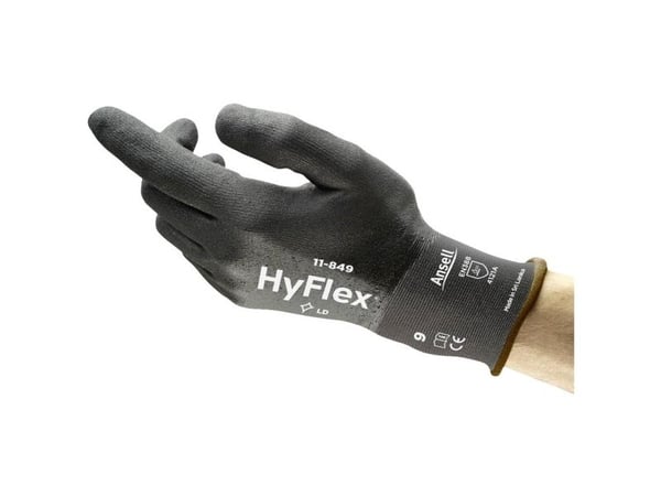 Ansell HyFlex® Spandex®, nylon arbetshandskar str. 9 (1 par) EN 388:2016, EN 420:2003, EN 407, EN 21420:2020