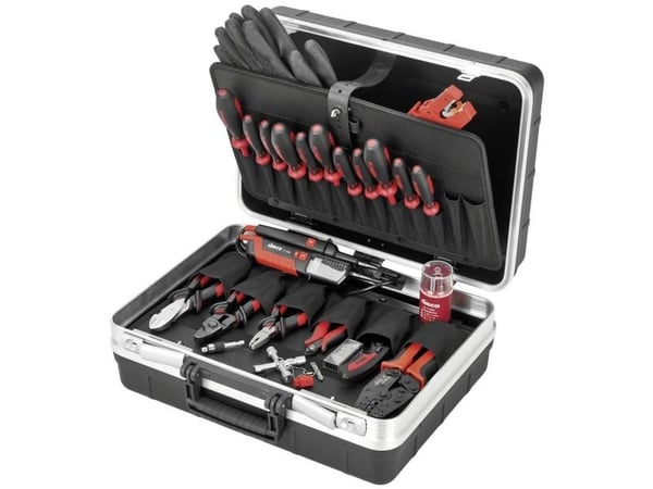 Cimco 170531 Työkalulaatikko, varusteineen 24 osaa (L x S x K) 395 x 455 x 205 mm (L x S x K) 395 x 455 x 205 mm)