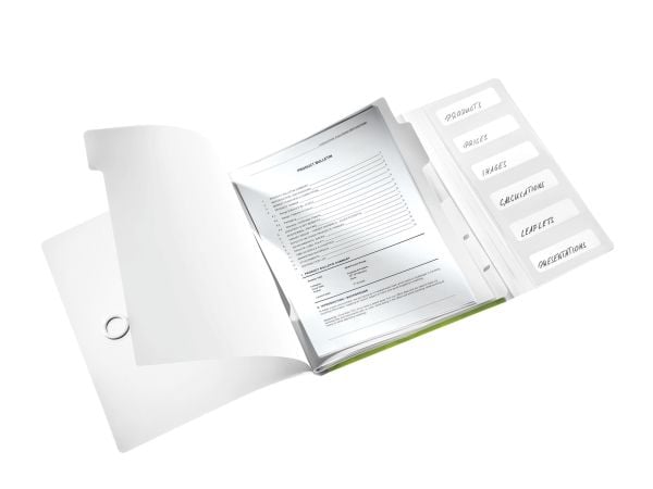Leitz WOW, Polypropeeni (PP), Vihreä, Metallinen, A4, 260 mm, 320 mm, 290 g