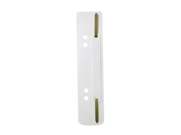 Durable 690102, Clips för inbindning, Vit, Metall, Plast, 250 styck