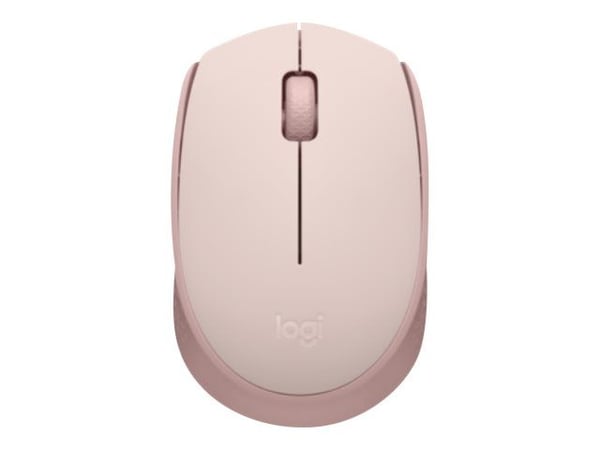 Logitech M171 - Mus - høyre- og venstrehendt - trådløs - 2,4 GHz - trådløs mottaker (USB) - Rose