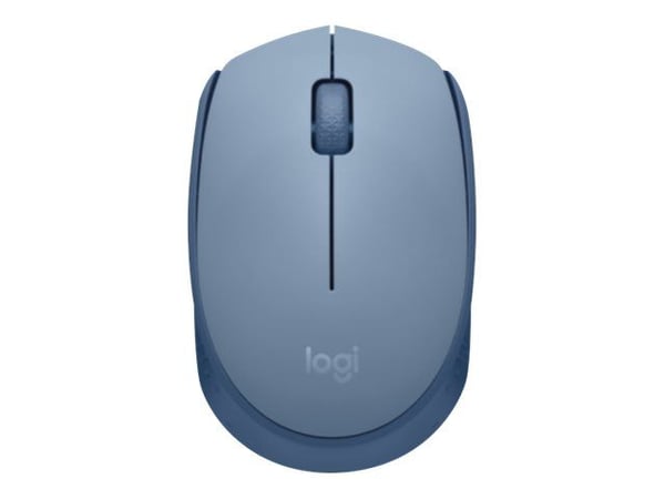 Logitech M171 - Mus - høyre- og venstrehendt - trådløs - 2,4 GHz - trådløs mottaker (USB) - BlueGrey