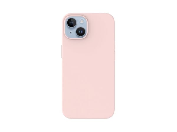 Just Mobile TENC silikondeksel til iPhone 14 (passer også iPhone 13 basemodell) - Pink
