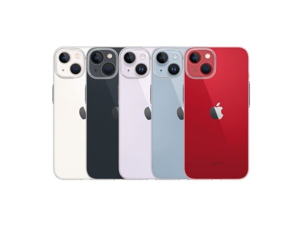 Just Mobile TENC Slim Fit-fodral - klar (iPhone 14)