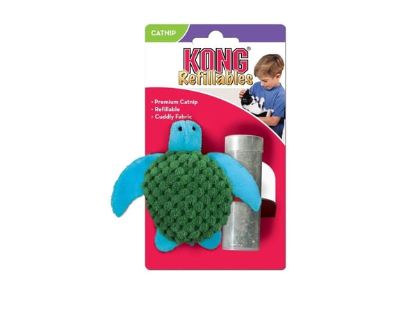 Kong Kattleksak Refillables Turtle Flerfärgad 10cm