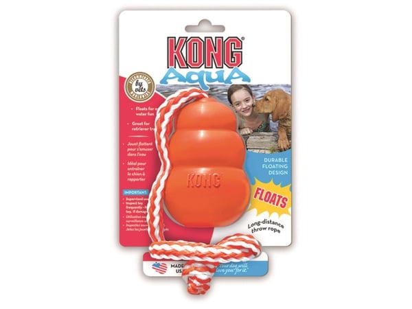 Kong Leksak Aqua Med Rep Flytande Orange M 63cm