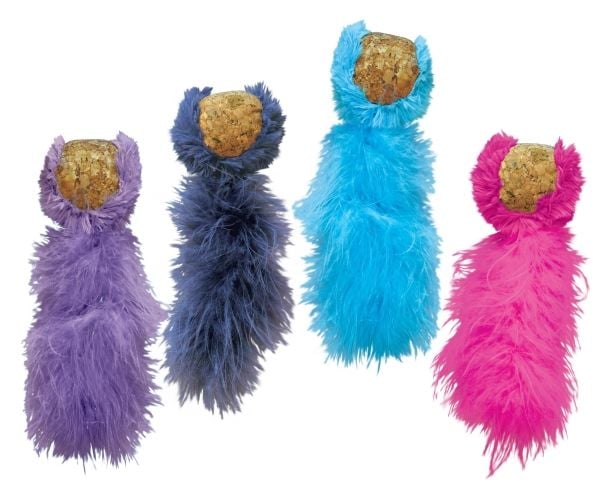 Kong Kattleksak Cork Ball Mix 18cm