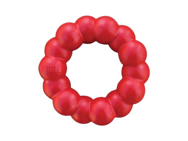 Kong Leksak Ring Classic Röd S/m 9cm