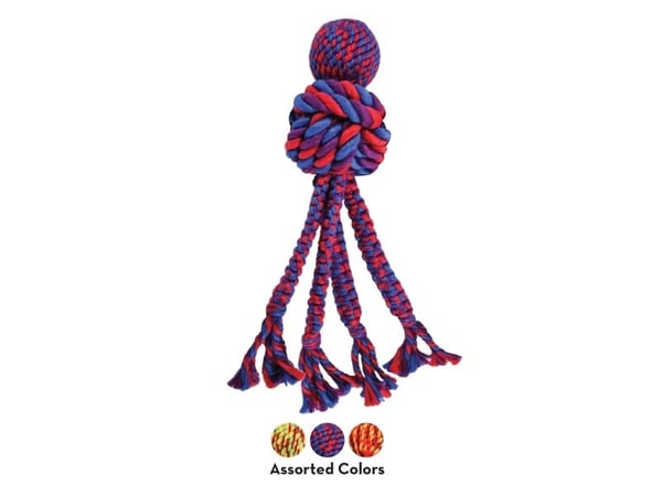 Kong Leksak Wubba Weaves Med Rep Mix L 38cm
