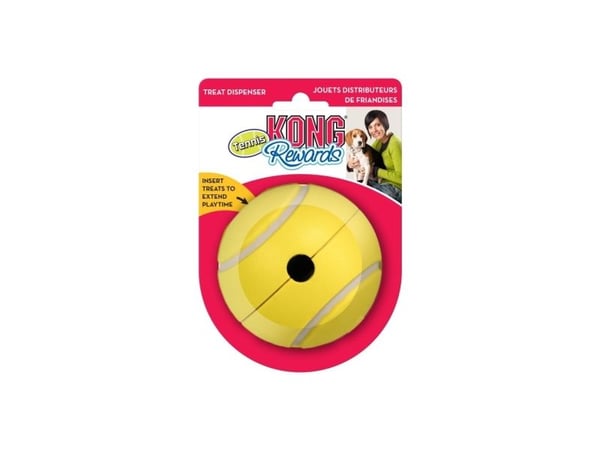 Kong Aktiveringsleksak Rewardtennis Gul S 8cm