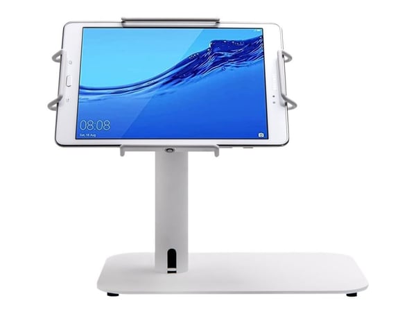 Star mUNITE EZPOS - Stativ - Modern, Space-Saving - for nettbrett - stål - hvit - monteringsgrensesnitt: VESA - skrivebord
