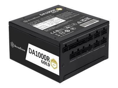 SilverStone Decathlon Series DA1000R Gold - Strømforsyning (intern) - Cybenetics Gold, PCIe 5.0, fully modular - ATX12V 3.0/ EPS12V/ PS/2 - AC 100-...