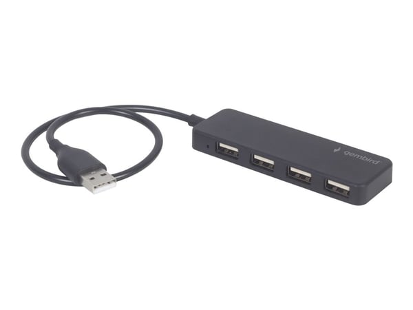 Gembird USB 2.0 Hub 4-porter (svart)