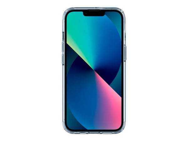 Spigen Ultra Hybrid - Matkapuhelimen takakuori - polykarbonaatti, termoplastinen polyuretaani (TPU) - kristallinkirkas - 6,1" - Apple iPhone 13:lle