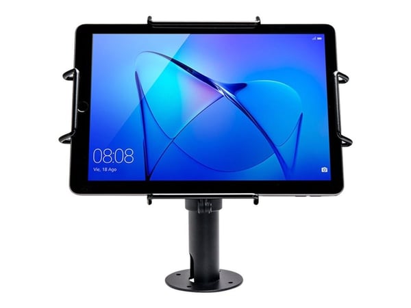 Star mUNITE mount 7 - Jalusta - Moderni, tilaa säästävä - tabletille - teräs - musta - näytön koko: alkaen 12" - asennusliitäntä: VESA - levyllä