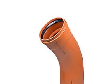 Wavin 315 mm 45 gr. PVC-kloakbøjning