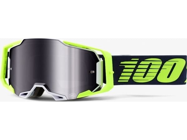 100% Goggles 100% ARMEGA Googgle DEKER Mirros Silver-linse (sølv speil, LT 25%+/-5%) (NY)