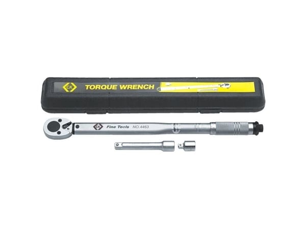 C.K Tools T4463, Skrallenøkkel, Mekanisk, 1/2", 42 - 210 Nm, Sølv