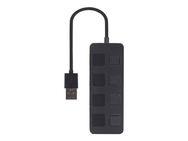 Gembird UHB-U2P4-05 - Keskitin - 4 x USB 2.0 - pöytätietokoneet