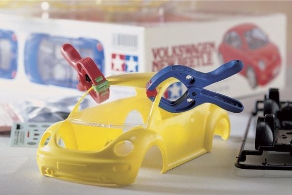 wolfcraft GmbH 3420000, Fjær klemme, Plastikk, 6 stykker, 2 cm