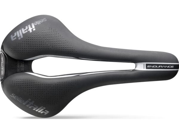 Selle Italia Siodło SELLE ITALIA FLITE BOOST ENDURANCE SUPERFLOW S (id match - S3) TI 316 Tube 7, fibra-tek, sort (NY)
