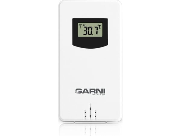 GARNI GARNI029, Hvit, -40 - 70 °C, 60 m, LCD, Batteri, 1,5 V