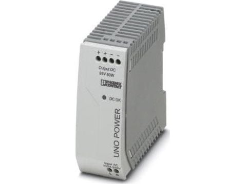 Phoenix UNO-PS/1AC/24DC/ 60W, Universell, Innendørs, 85-264 V, 45/65 Hz, 60 W, 24 V