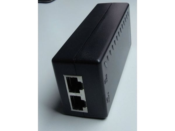 Wantec 5561, Raskt Ethernet, 10,100 Mbit/s, 802.3af, Sort, Kortslutning, 48 V